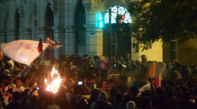 A little solidarity, a little confusion at the youth protests in Lima